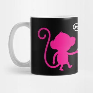 Monkey See Monkey No Do Mug